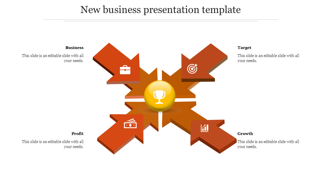 new business presentation template-Orange